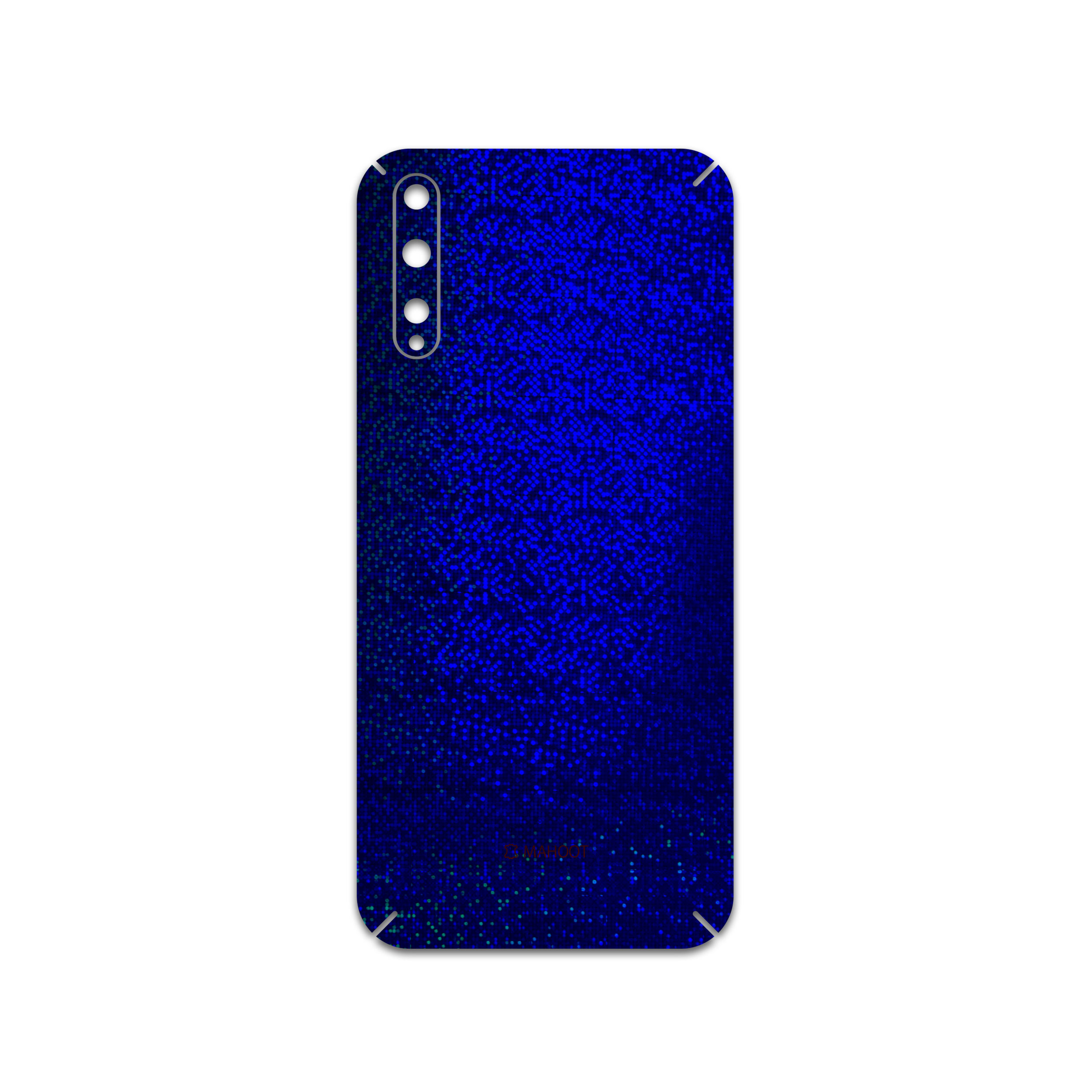 برچسب پوششی ماهوت مدل Blue-Holographic مناسب برای گوشی موبایل هوآوی Y8p
