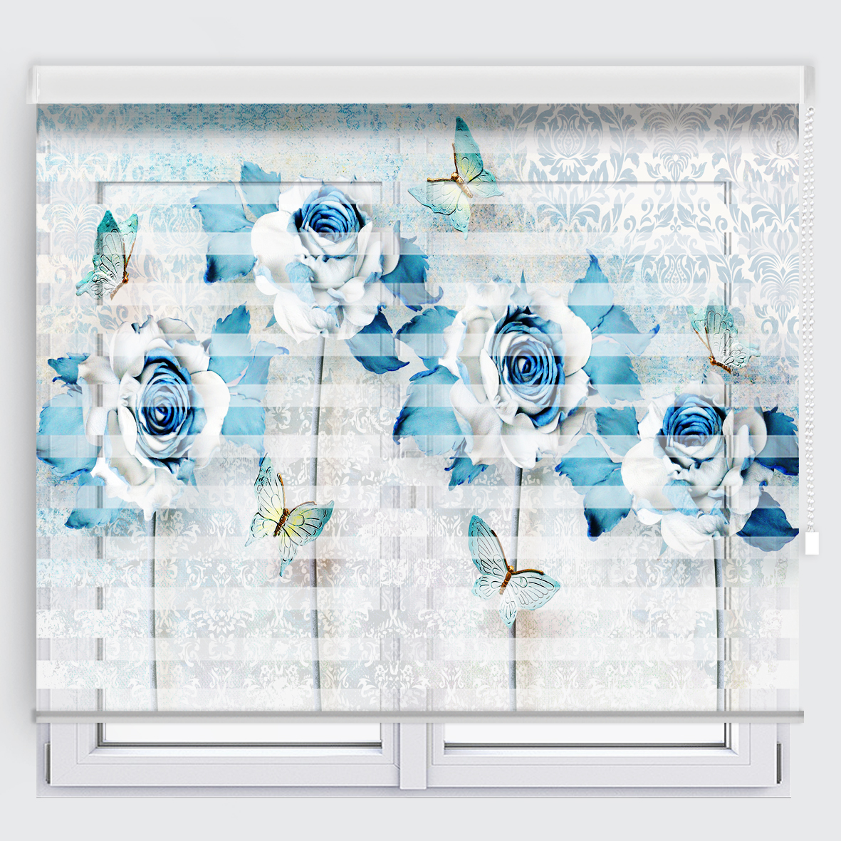 پرده زبرا مدل TD-54 سایز 150x180 سانتی متر