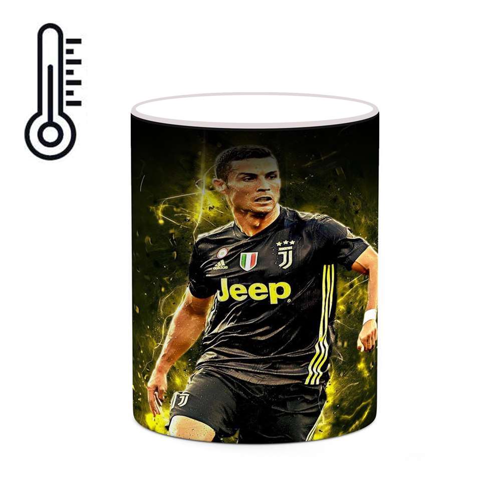 ماگ حرارتی کاکتی طرح کریستیانو رونالدو مدل mgh24856