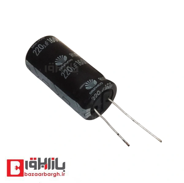 خازن الکترولیتی 220 میکرو فاراد 160 ولت