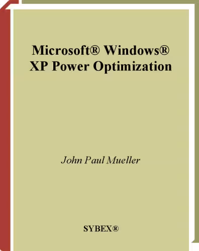 خرید و دانلود نسخه کامل کتاب Microsoft Windows XP Power Optimization