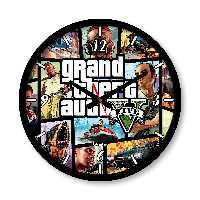 ساعت دیواری بزرگ راویتا طرح GTA V کد 3664