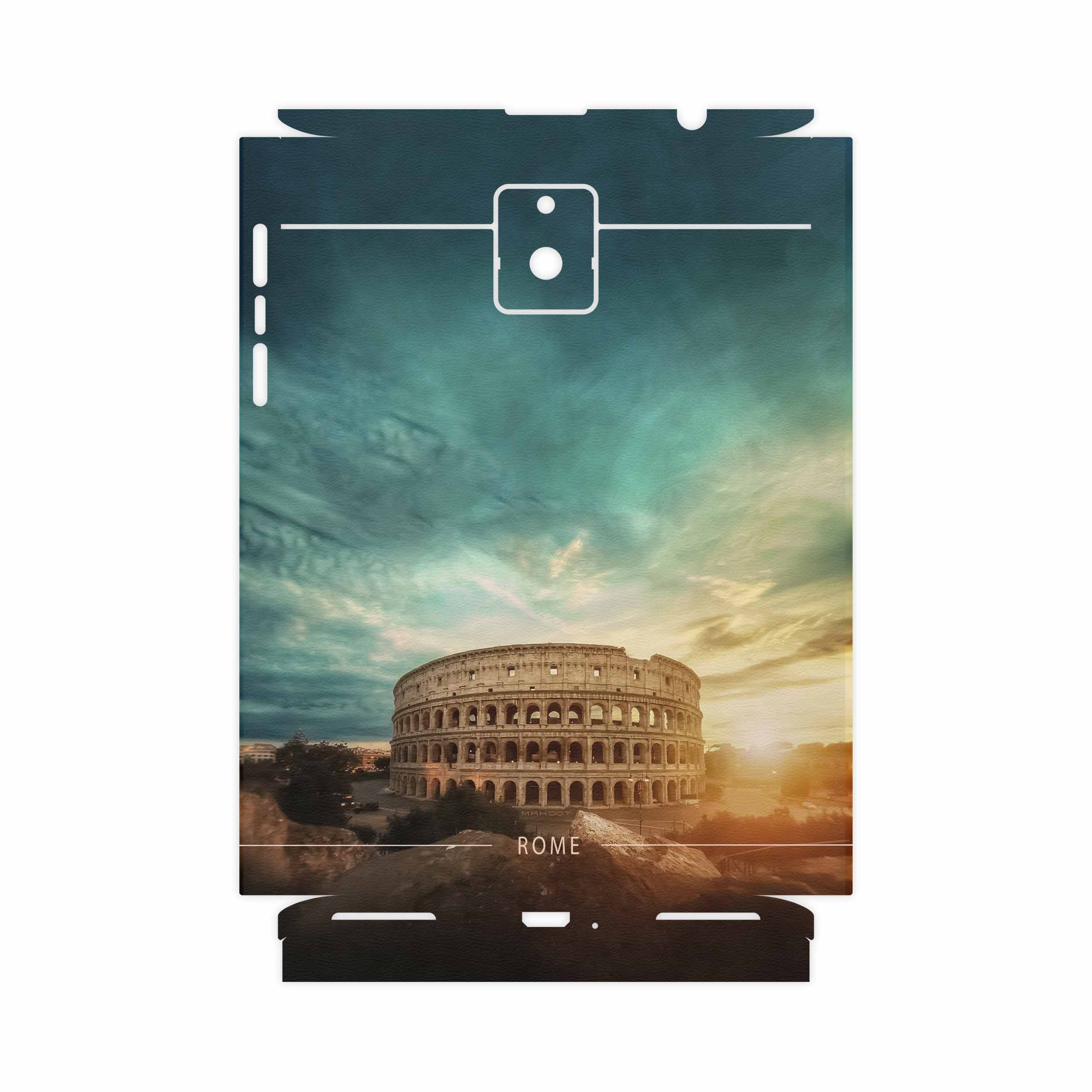 برچسب پوششی ماهوت مدل Rome City-FullSkin مناسب برای گوشی موبایل بلک بری Passport