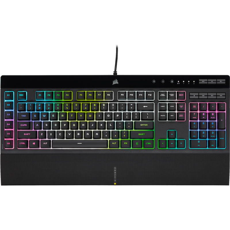 کیبورد مخصوص بازی کورسیر مدل K55 RGB PRO