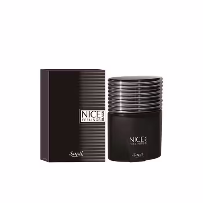 عطر ادکلن مردانه ادوتویلت ساپیل نایس فیلینگز مشکی (Sapil Nice Feelings Black) حجم 75میل