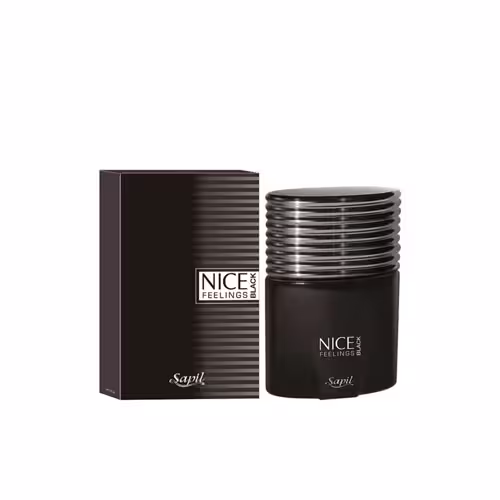 عطر ادکلن مردانه ادوتویلت ساپیل نایس فیلینگز مشکی (Sapil Nice Feelings Black) حجم 75میل