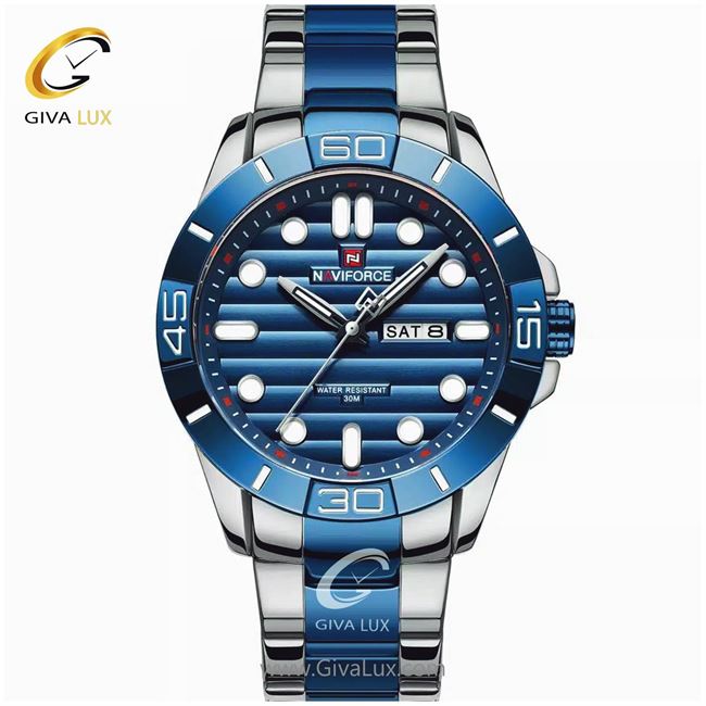 ساعت مچی مردانه بند فلزی ناوی فورس مدل NF9198