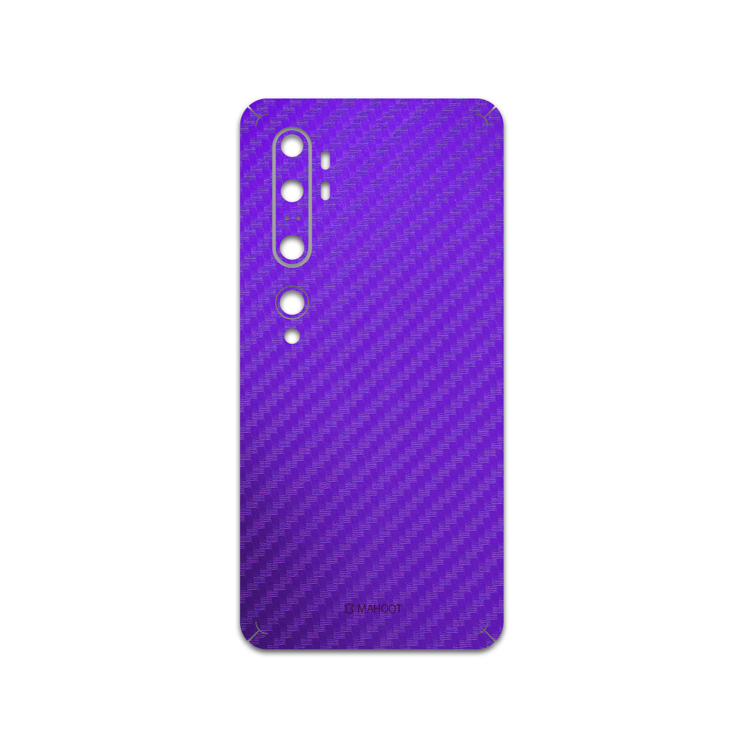 برچسب پوششی ماهوت مدل Purple-Fiber مناسب برای گوشی موبایل شیائومی Mi Note 10