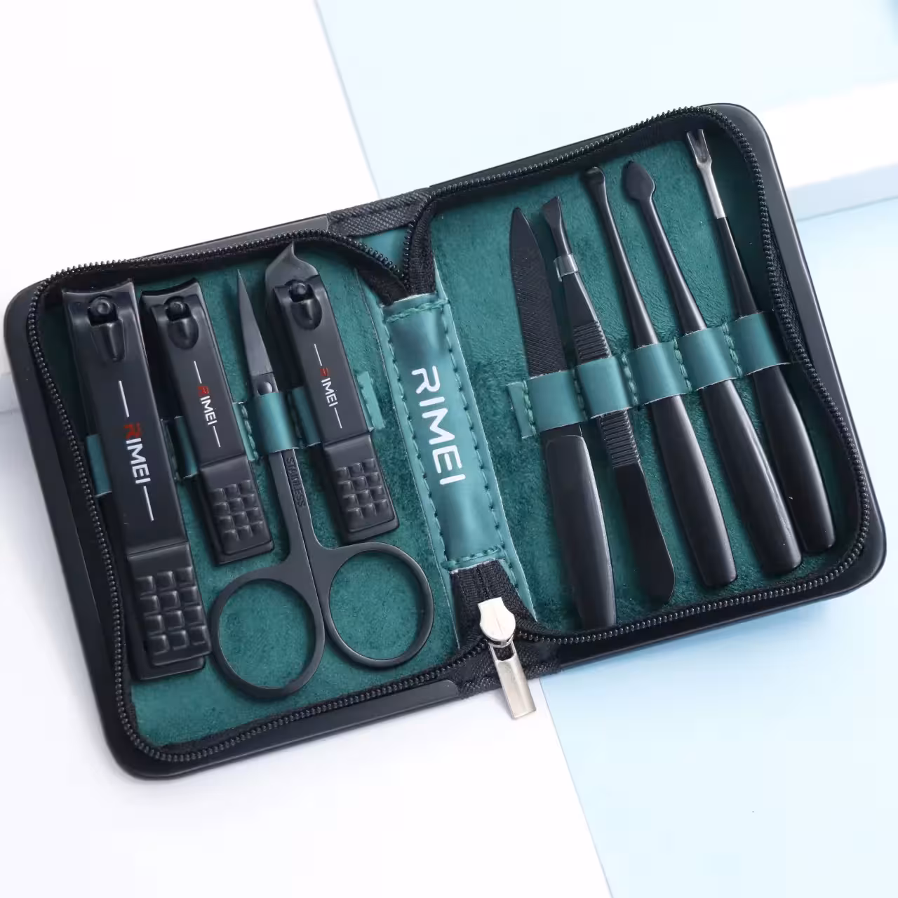 ست مانیکور 9 تیکه حرفه ای RIMEI کد38257