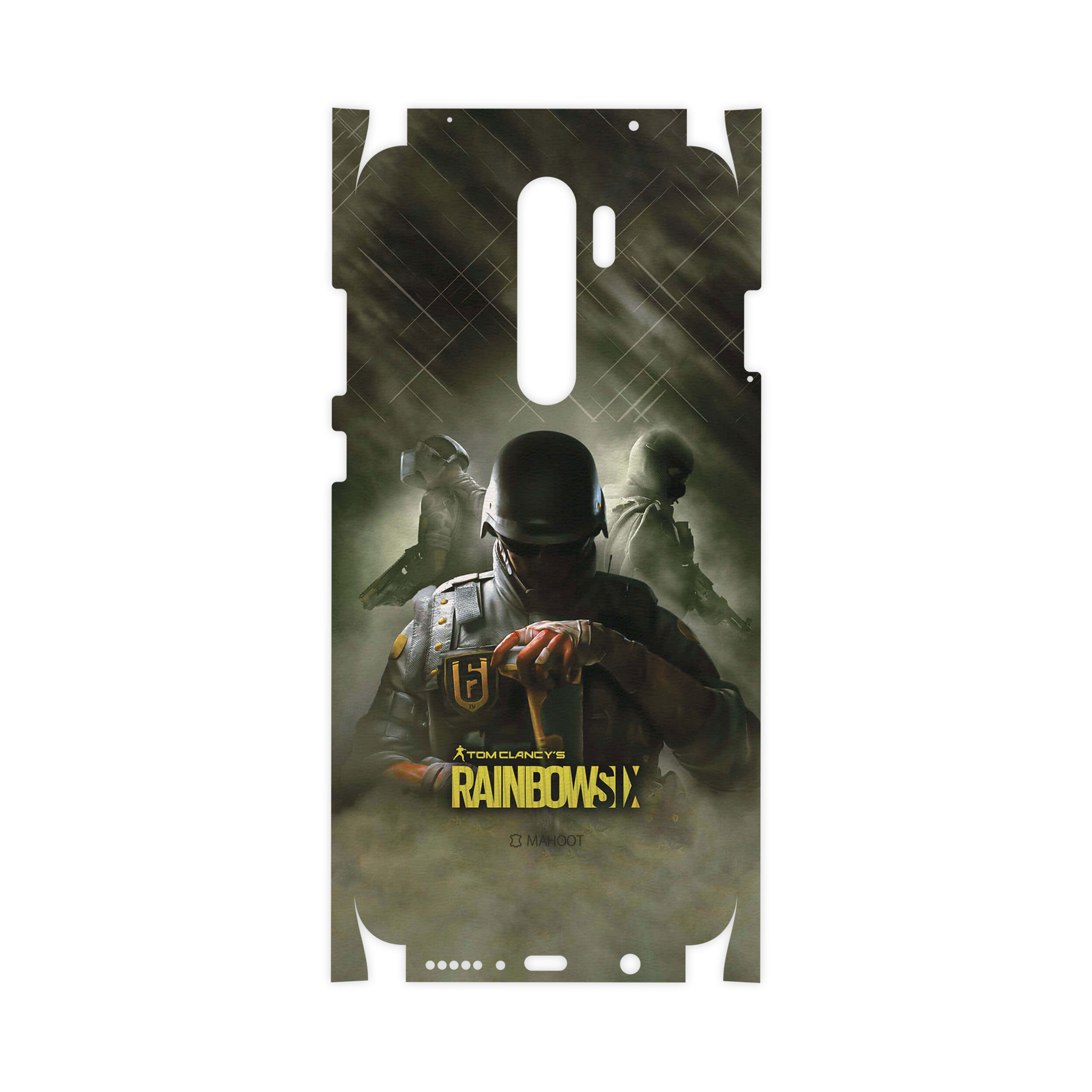 برچسب پوششی ماهوت مدل Rainbow-Six-Game-FullSkin مناسب برای گوشی موبایل شیائومی Redmi Note 8 Pro