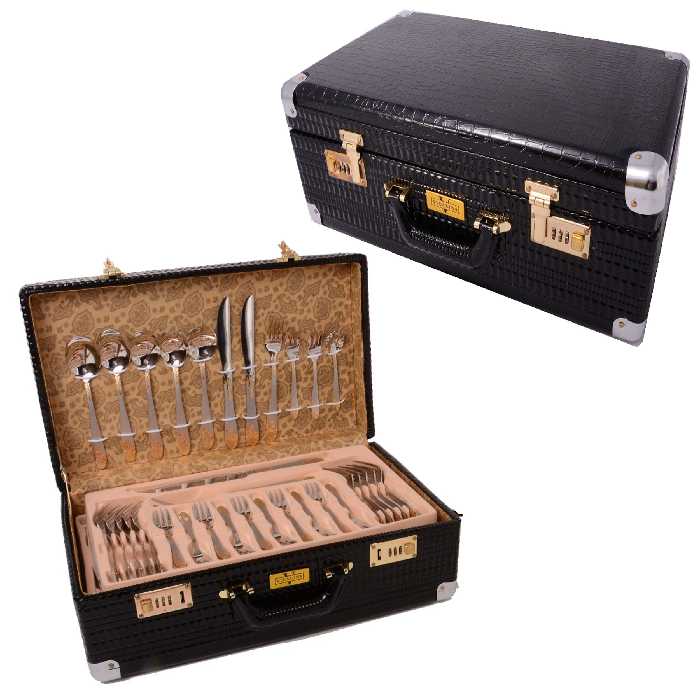 سرویس قاشق و چنگال 172 پارچه ویکالینا مدل V11