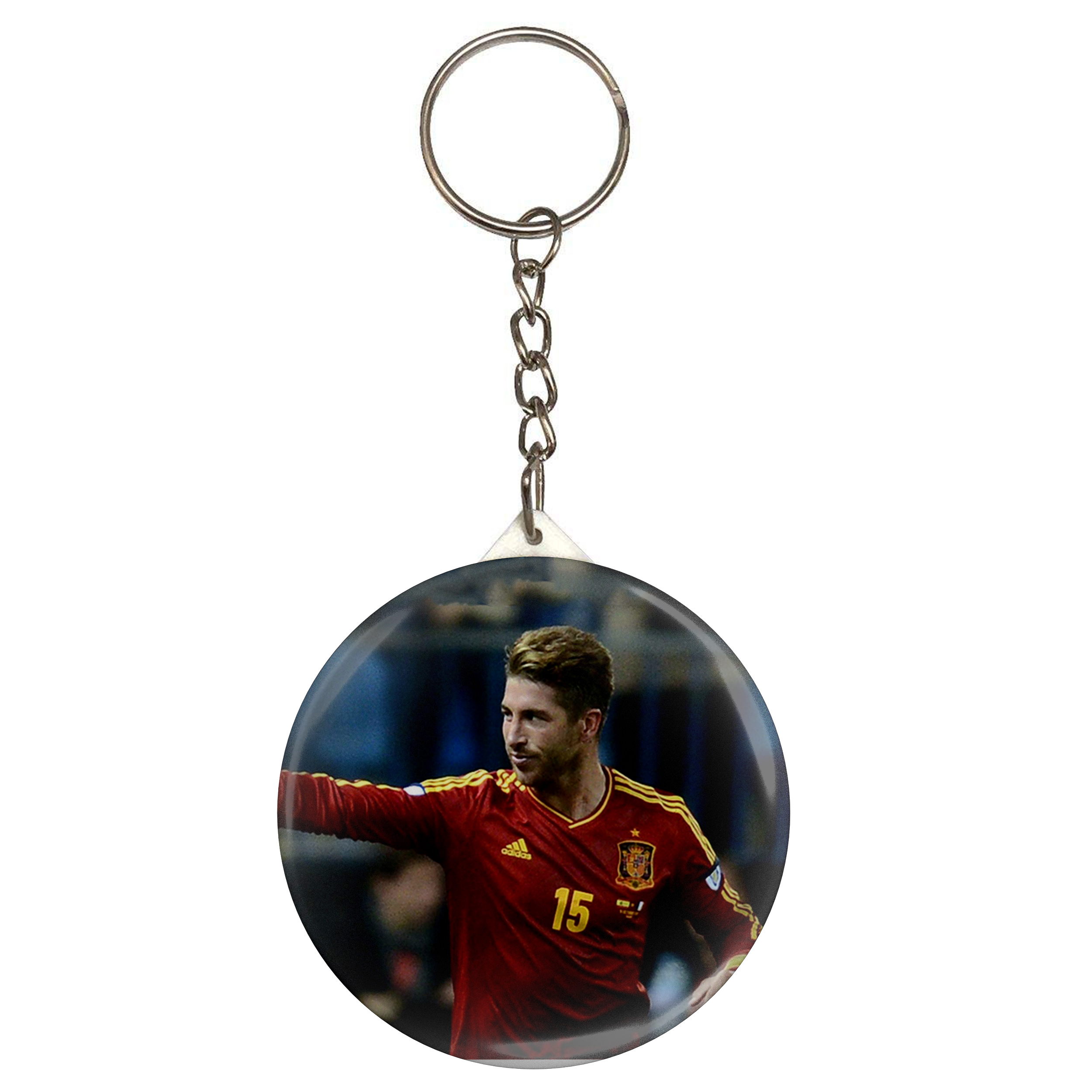 جاکلیدی طرح سرخیو راموس بازیکن فوتبال تیم ملی اسپانیا مدل S4258 