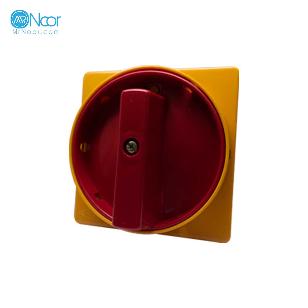 صفحه و دستگیره قفل شو کلید گردان 100 آمپر کوچک کاوه - مستر نور