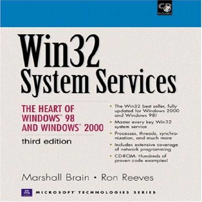 خرید و دانلود نسخه کامل کتاب Win32 System Services: The Heart of Windows 98 and Windows 2000 (3rd Edition)