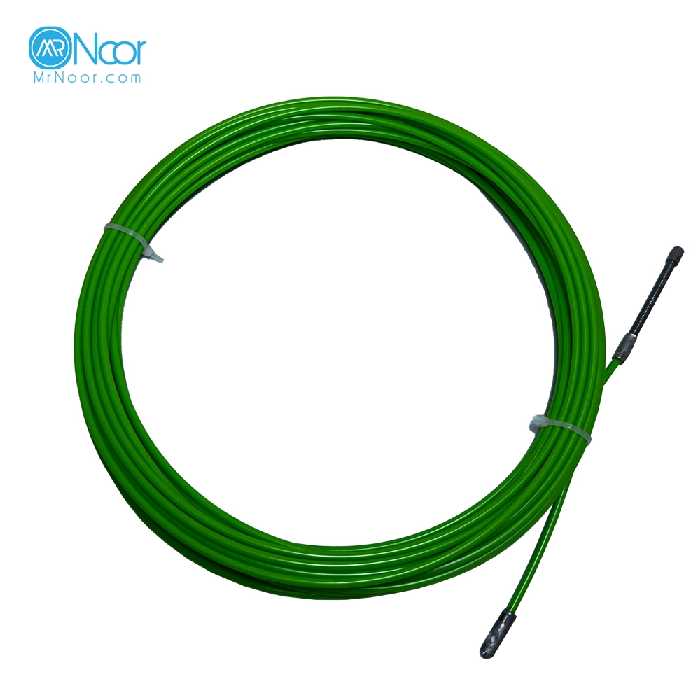 فنر سیم‌کشی پلاستیکی 15 متری  - مستر نور