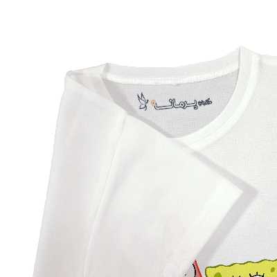 تی شرت بچگانه پرمانه طرح باب اسفنجی کد pmt.222