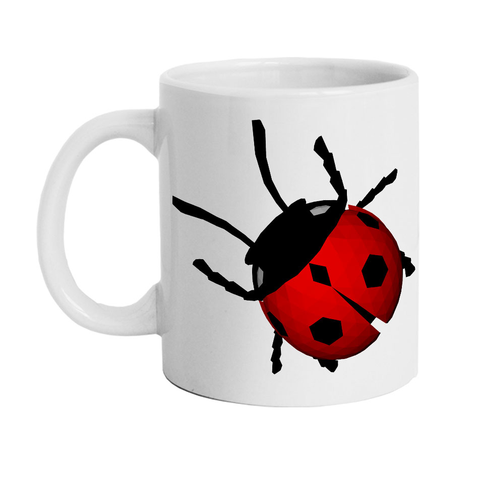 ماگ دارلی طرح کفشدوزک مدل d323