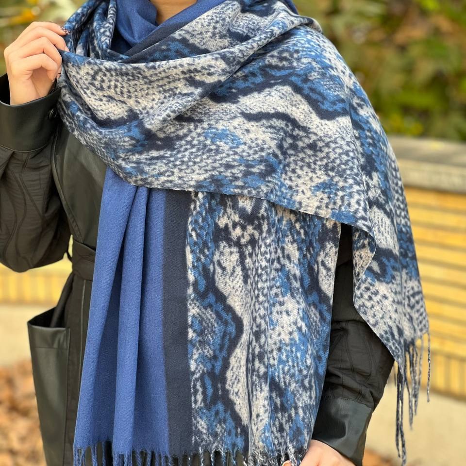 شال موهر طرح پوست ماری3 کد 59128