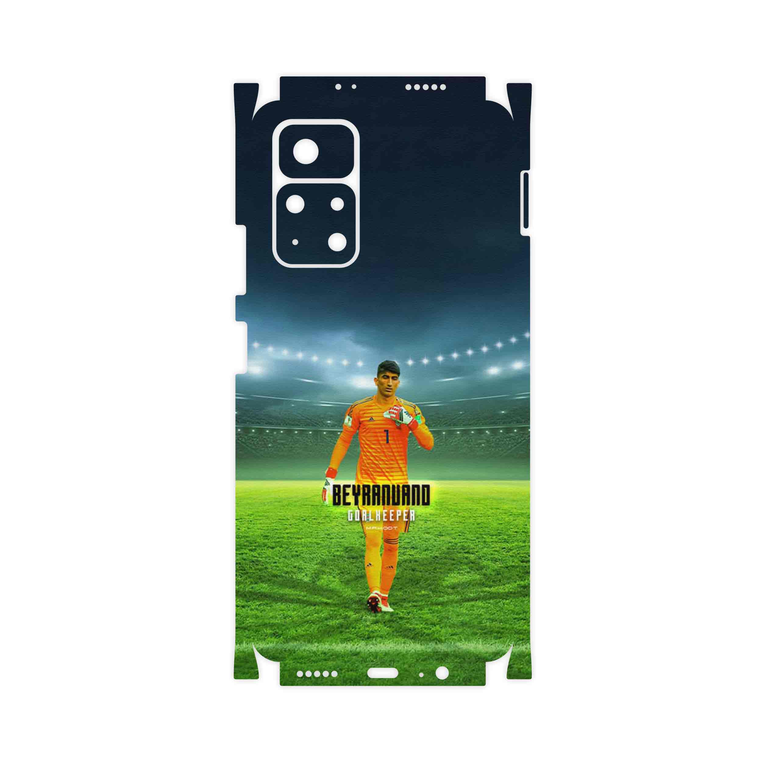 برچسب پوششی ماهوت مدل Alireza Beiranvand-FullSkin مناسب برای گوشی موبایل شیائومی Poco M4 Pro 5G