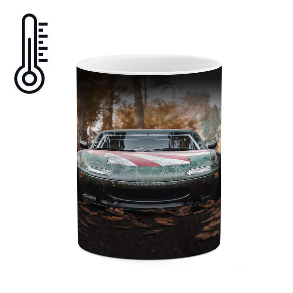 ماگ حرارتی کاکتی طرح ماشین مدل mgh14497