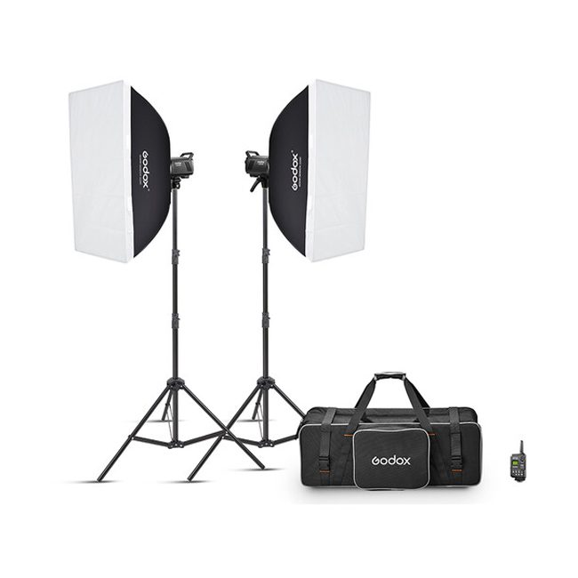 کیت فلاش استودیویی گودکس Godox MS200-V 2-Light kit