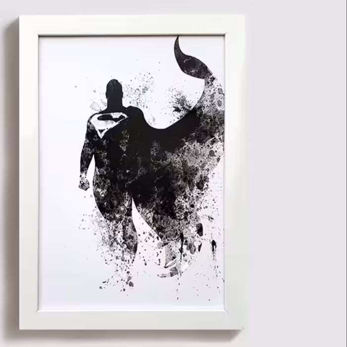 تابلو مدل سوپرمن کمیک superman dc comic W001