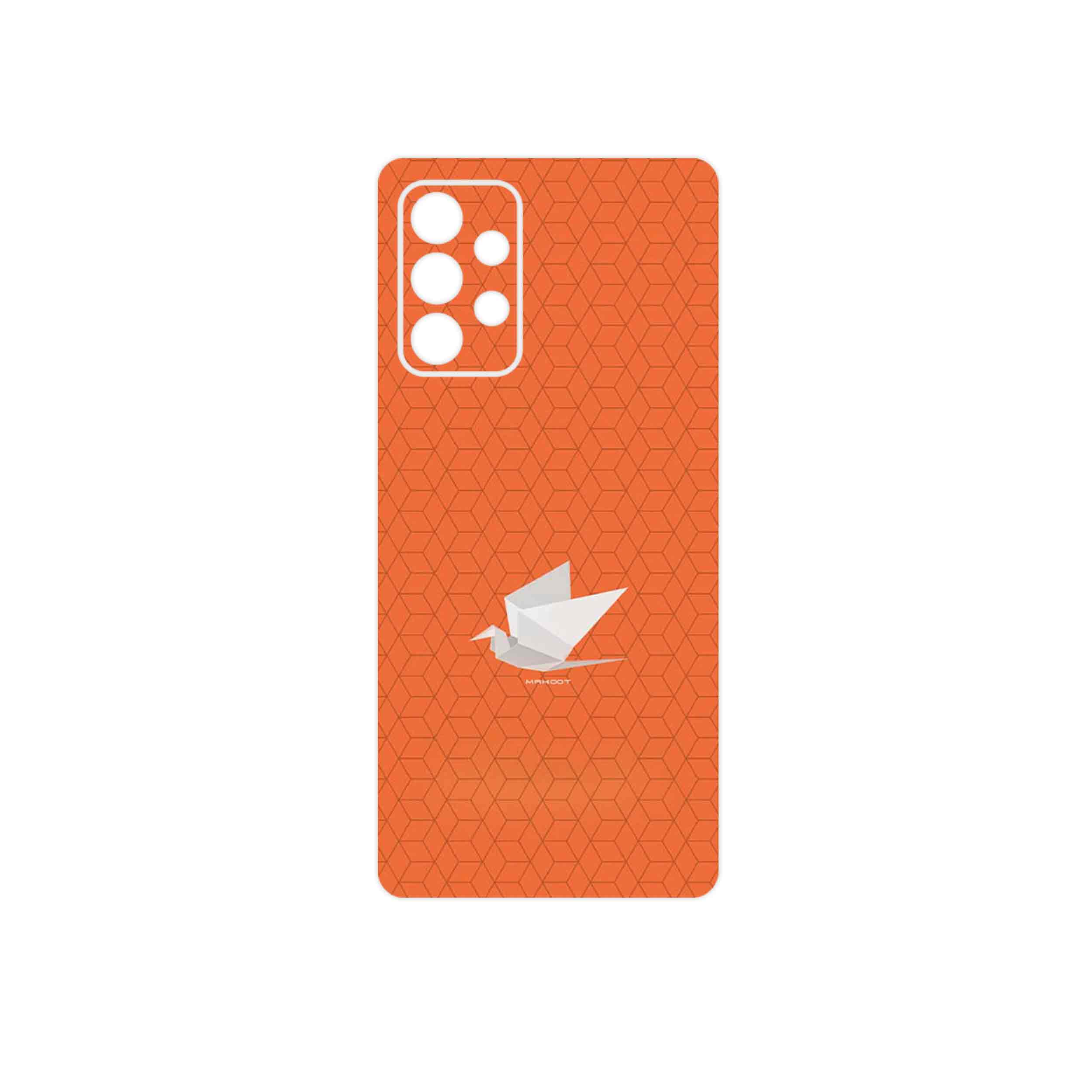برچسب پوششی ماهوت مدل Minimalist origami bird مناسب برای گوشی موبایل سامسونگ Galaxy A52 4G