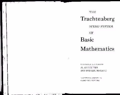 خرید و دانلود نسخه کامل کتاب The Trachtenberg Speed System Of Basic Mathematics