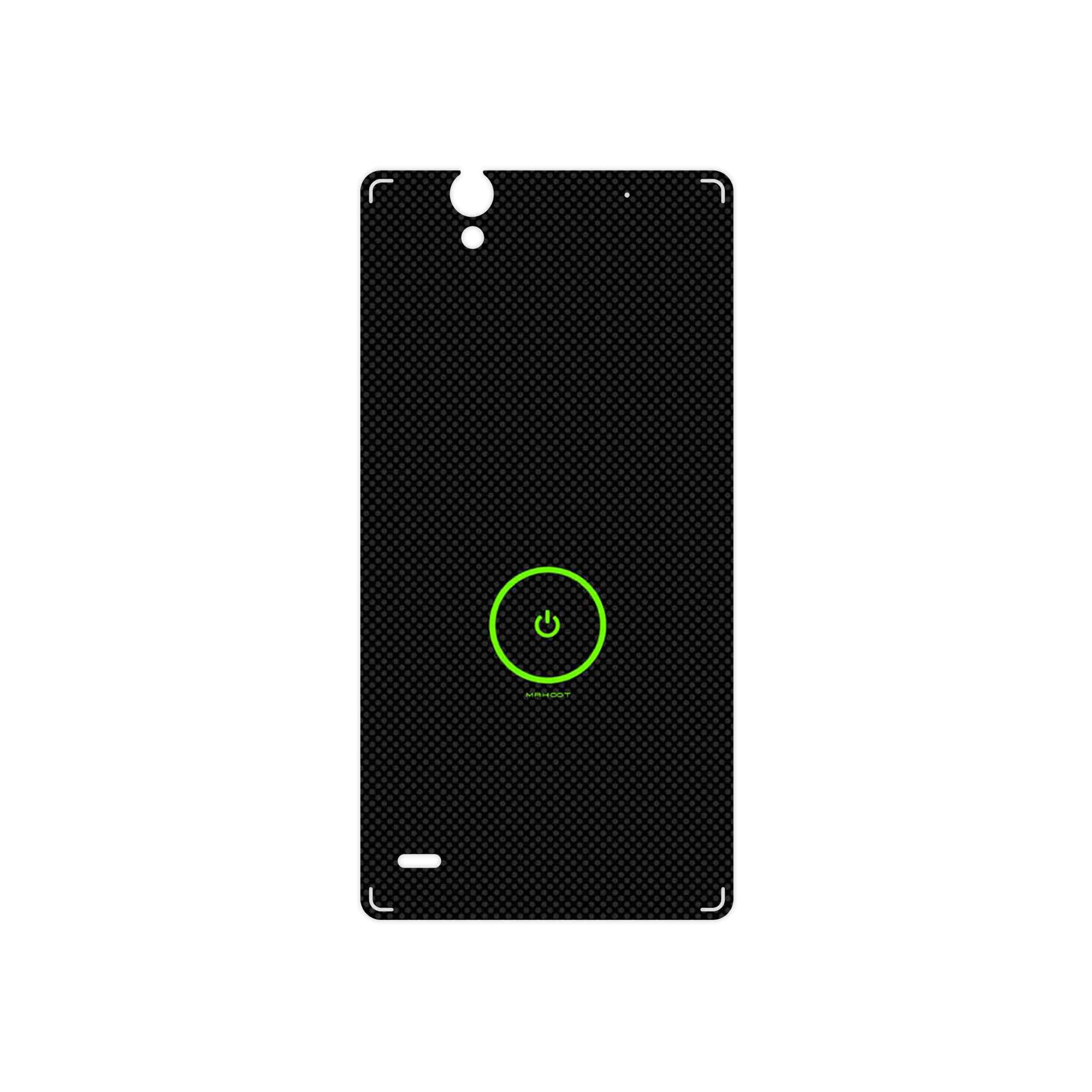 برچسب پوششی ماهوت مدل Minimal Power Button مناسب برای گوشی موبایل سونی Xperia C4