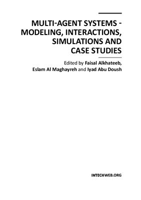 خرید و دانلود نسخه کامل کتاب Multi-Agent Systems - Modeling, Interactions, Simulations and Case Studies