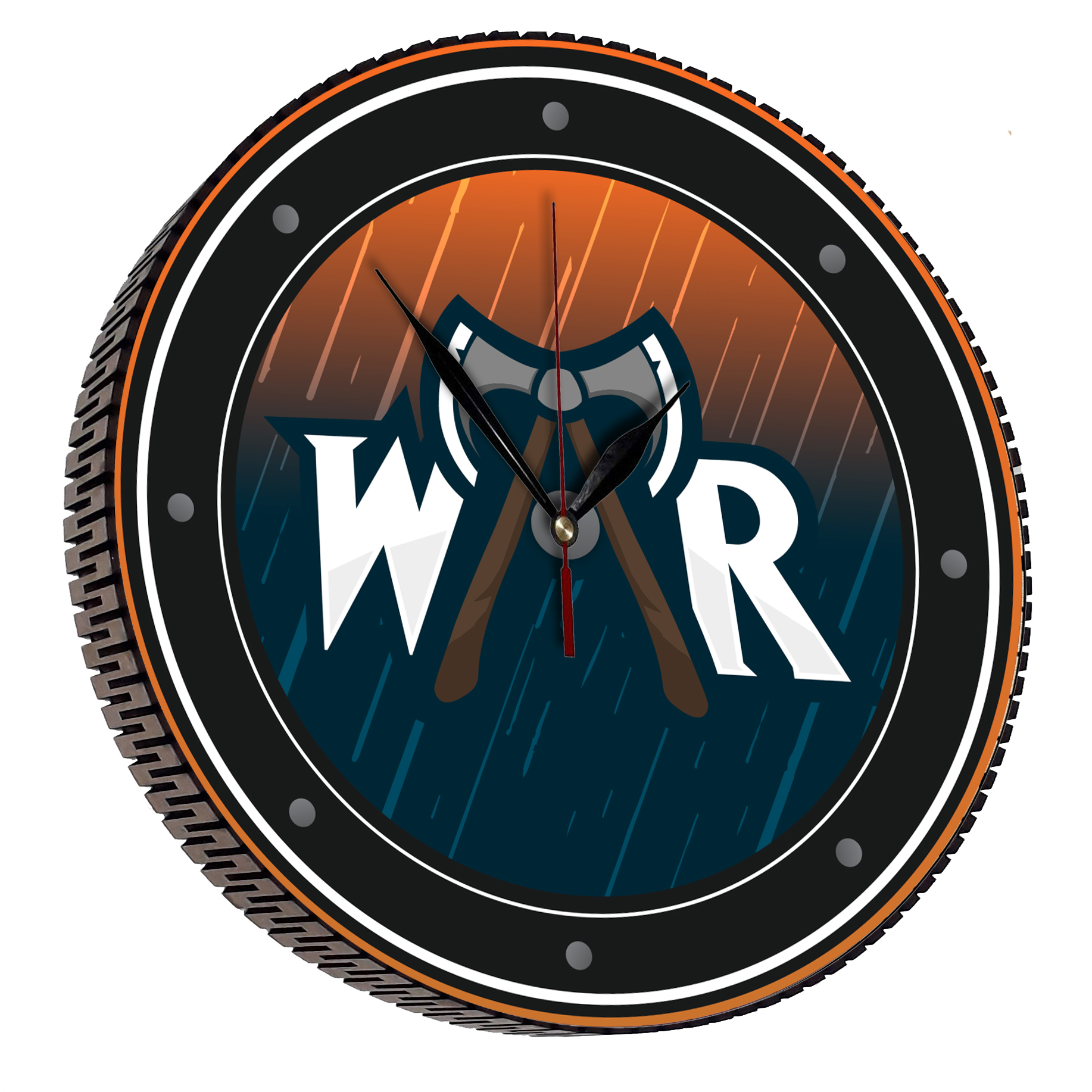 ساعت دیواری مدل دو تبر