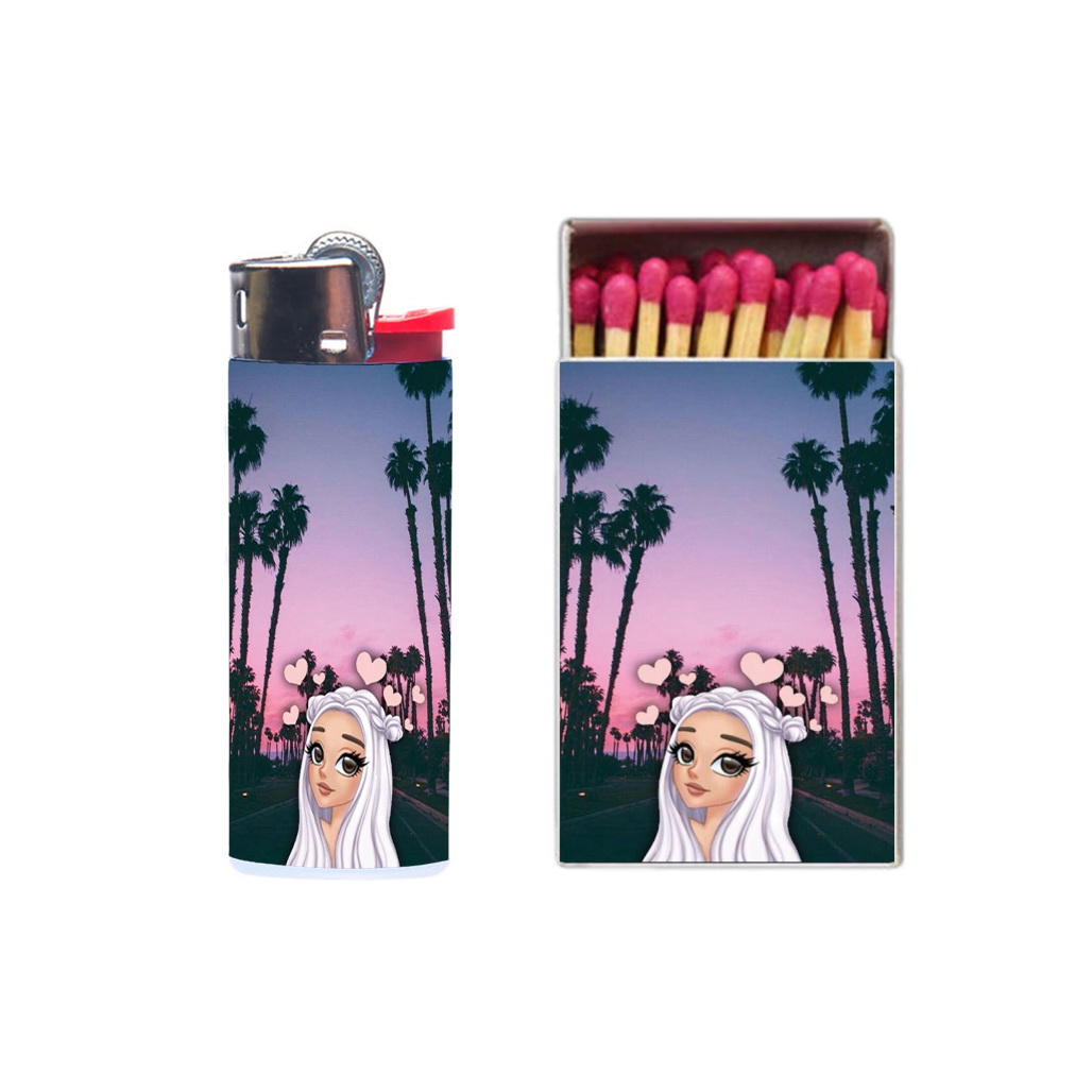 فندک مدل دختر کد 1480 به همراه کبریت