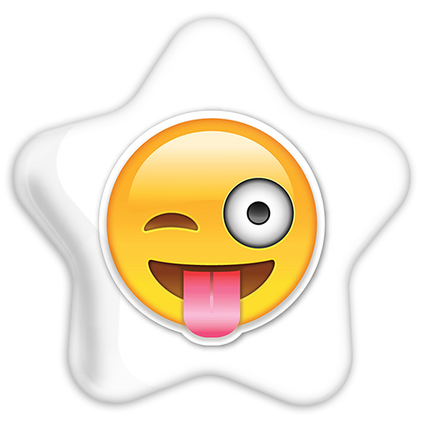 پیکسل خندالو طرح ایموجی مدل ستاره ای کد 1294