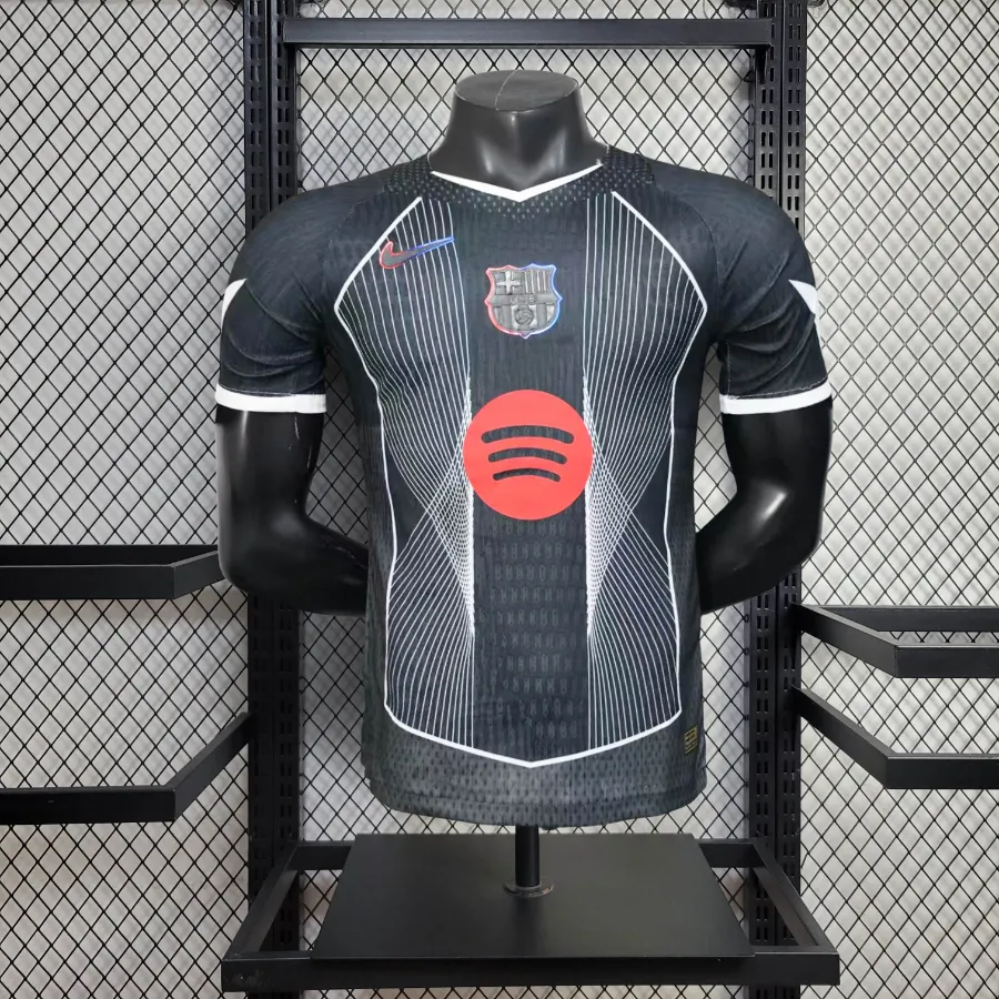 لباس کانسپت بارسلونا 2025 مشکی | بازیکن