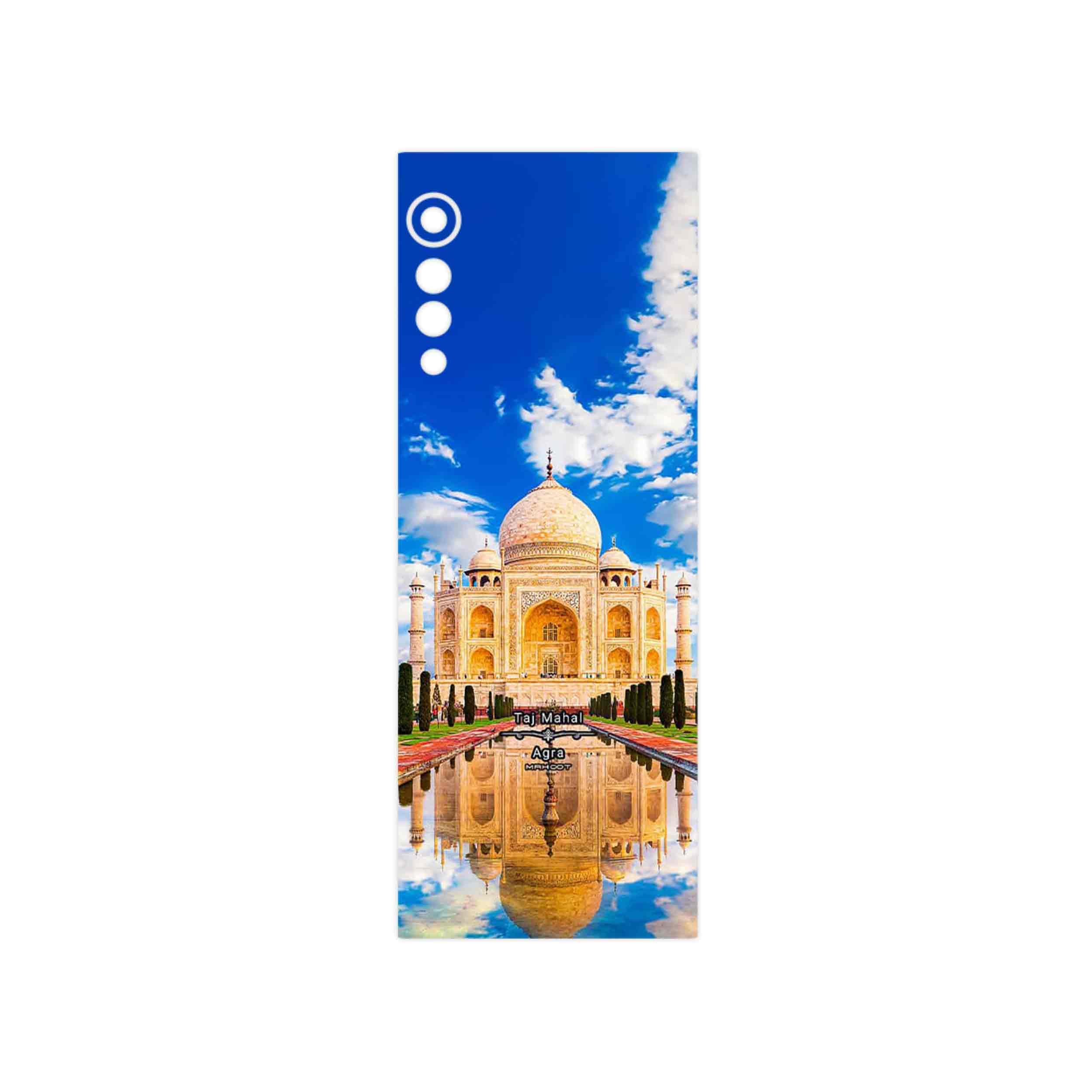 برچسب پوششی ماهوت مدل The Taj Mahal مناسب برای گوشی موبایل ال جی Velvet 5G