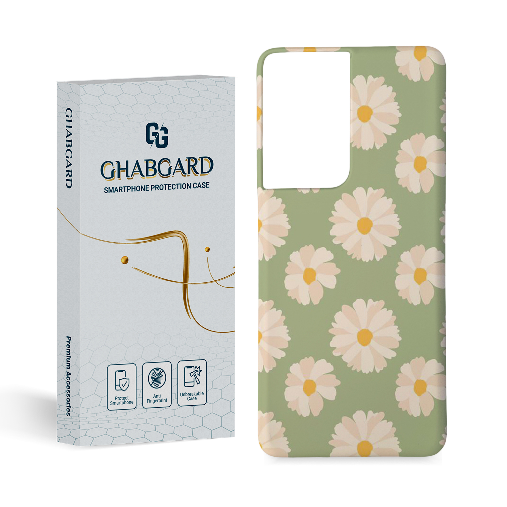 کاور گارد قاب مدل گل مناسب برای گوشی موبایل سامسونگ galaxy s21 ultra