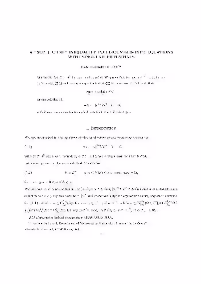 خرید و دانلود نسخه کامل کتاب A 'sup  c inf' inequality for Liouville-type equations with singular potentials