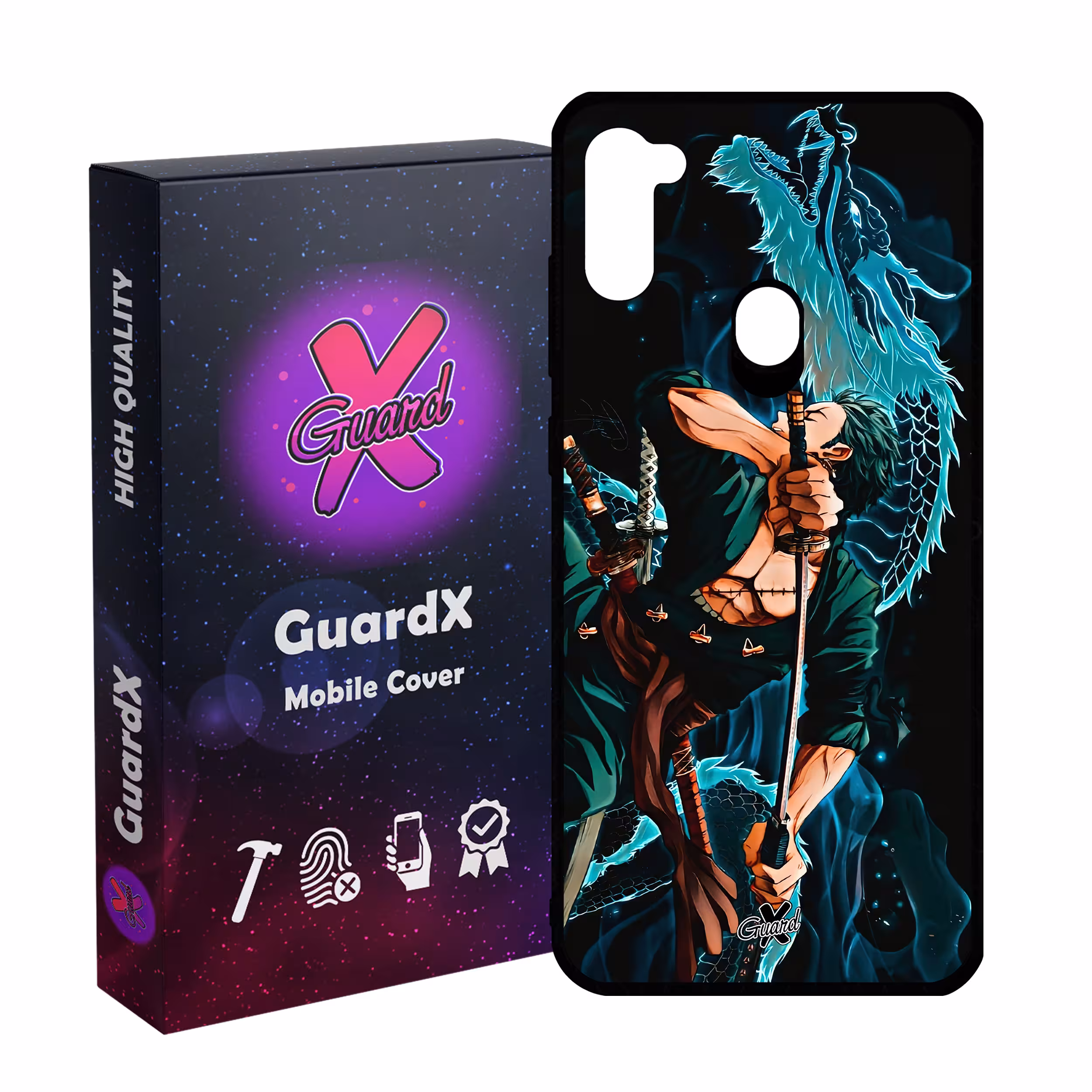 کاور گارد ایکس طرح Roronoa Zoro Anime مدل Glass10553 مناسب برای گوشی موبایل سامسونگ Galaxy A11/M11