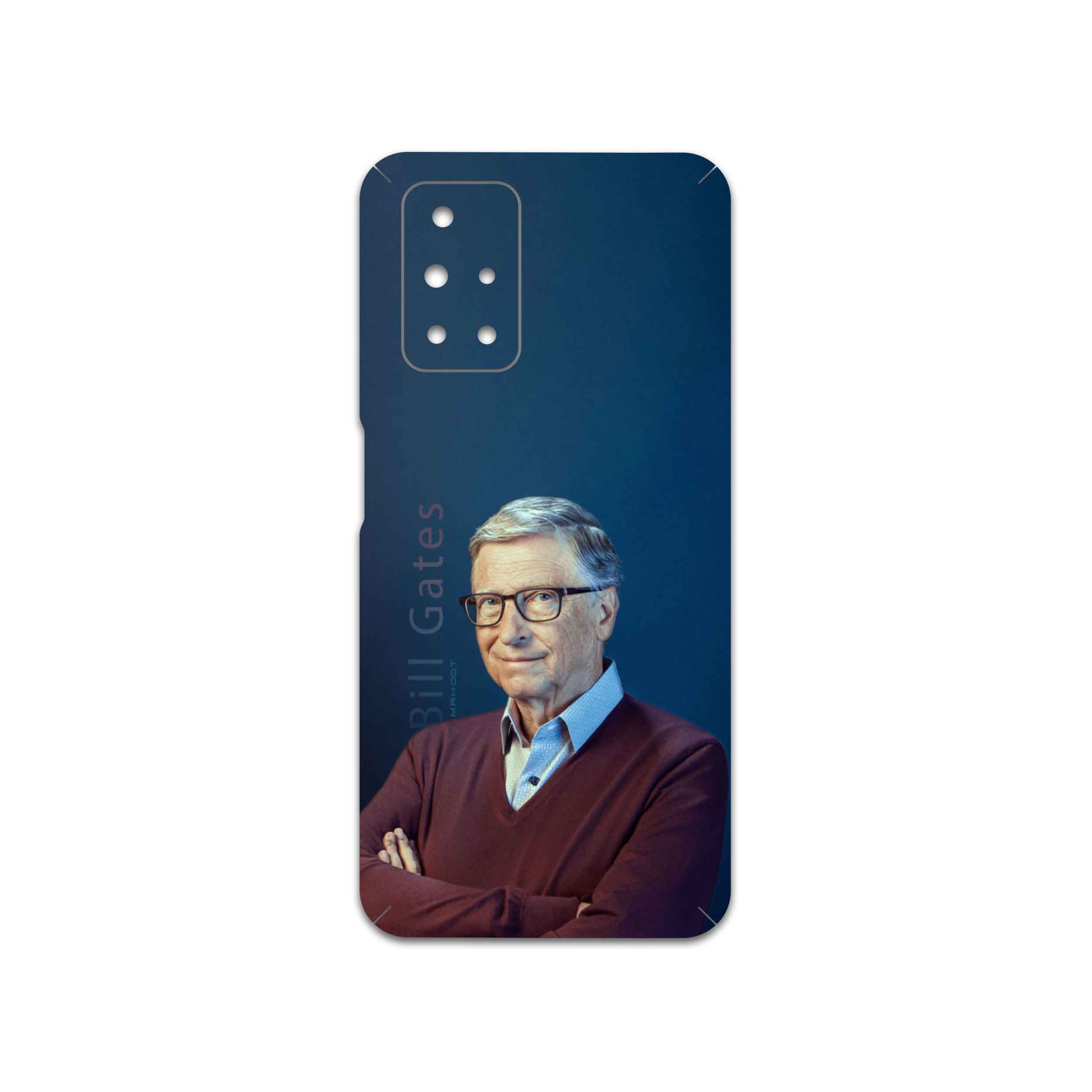 برچسب پوششی ماهوت مدل Bill-Gates مناسب برای گوشی موبایل شیائومی Redmi 10 Prime