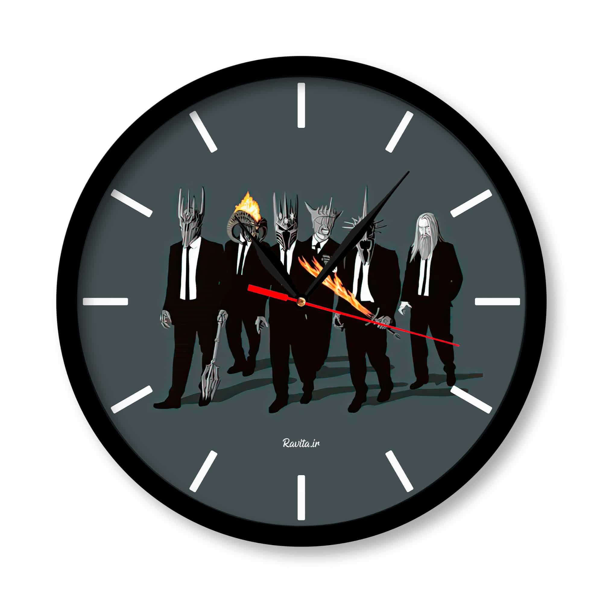 ساعت‌ دیواری راویتا طرح ارباب حلقه‌ها کد 3330