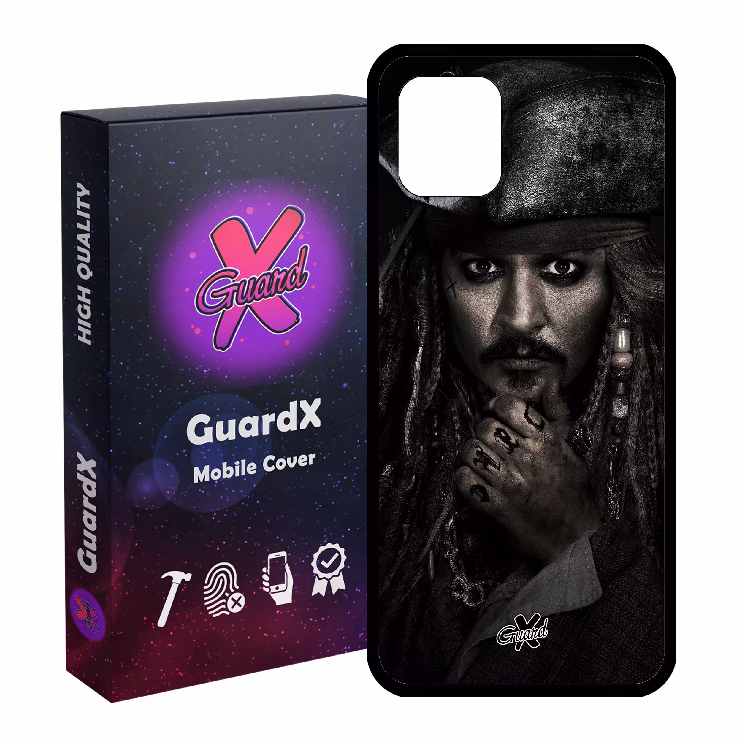 کاور گارد ایکس طرح Johnny Depp مدل Glass10178 مناسب برای گوشی موبایل سامسونگ Galaxy Note 10 Lite