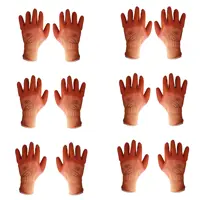 دستکش ایمنی استاد کار مدل O34 بسته 6 عددی