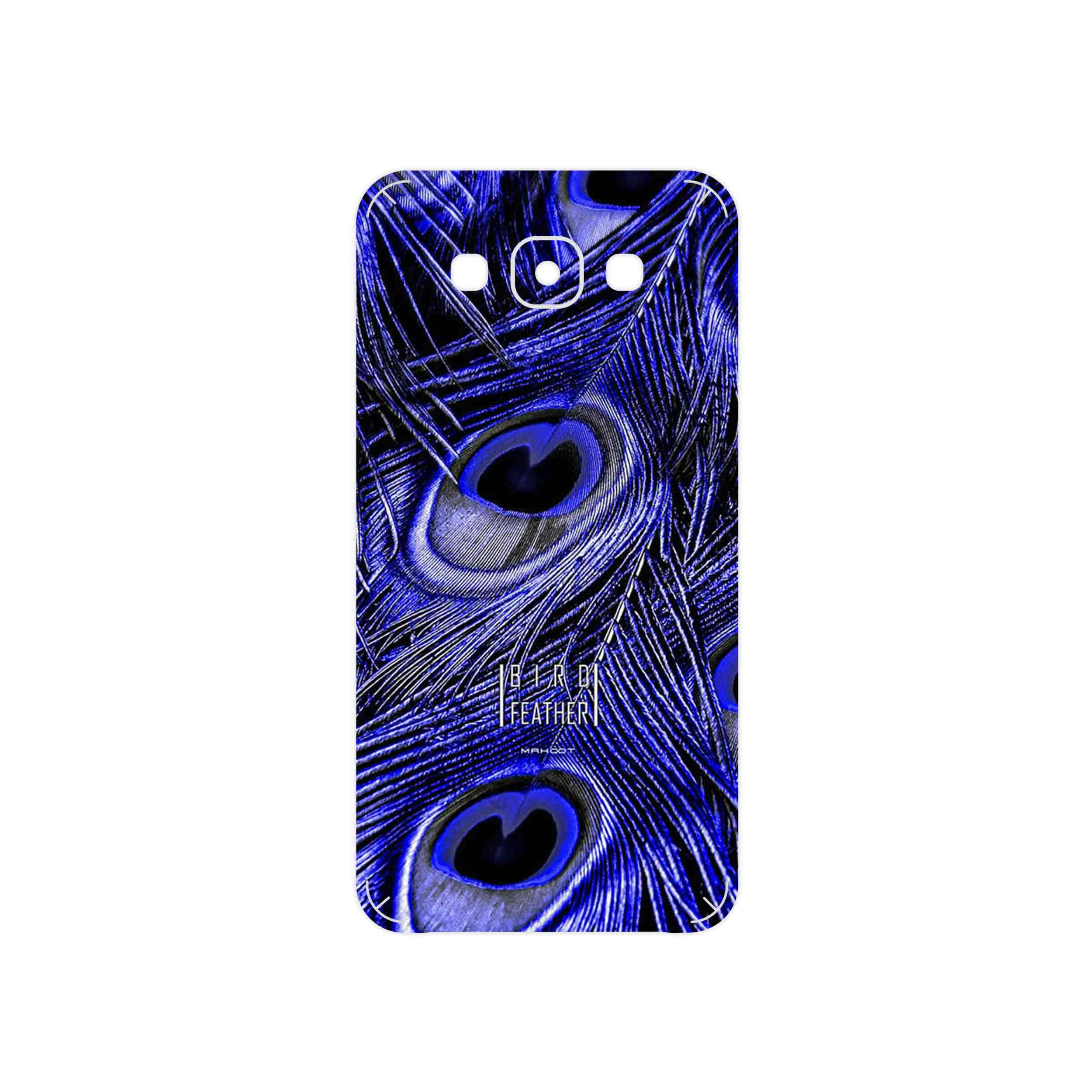 برچسب پوششی ماهوت مدل Purple Feather مناسب برای گوشی موبایل سامسونگ Galaxy E7