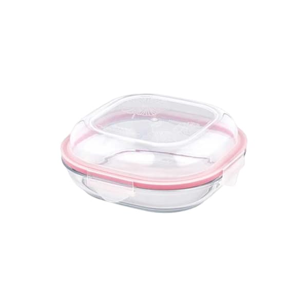 ظرف نگهدارنده شیشه ای درب دار لیمون1250