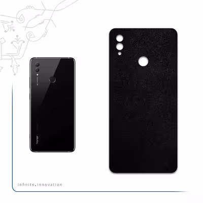برچسب پوششی ماهوت مدل Black-Chamois-Leather مناسب برای گوشی موبایل آنر Note 10
