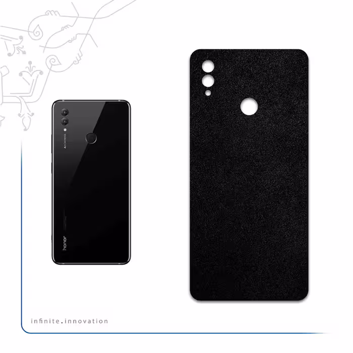 برچسب پوششی ماهوت مدل Black-Chamois-Leather مناسب برای گوشی موبایل آنر Note 10