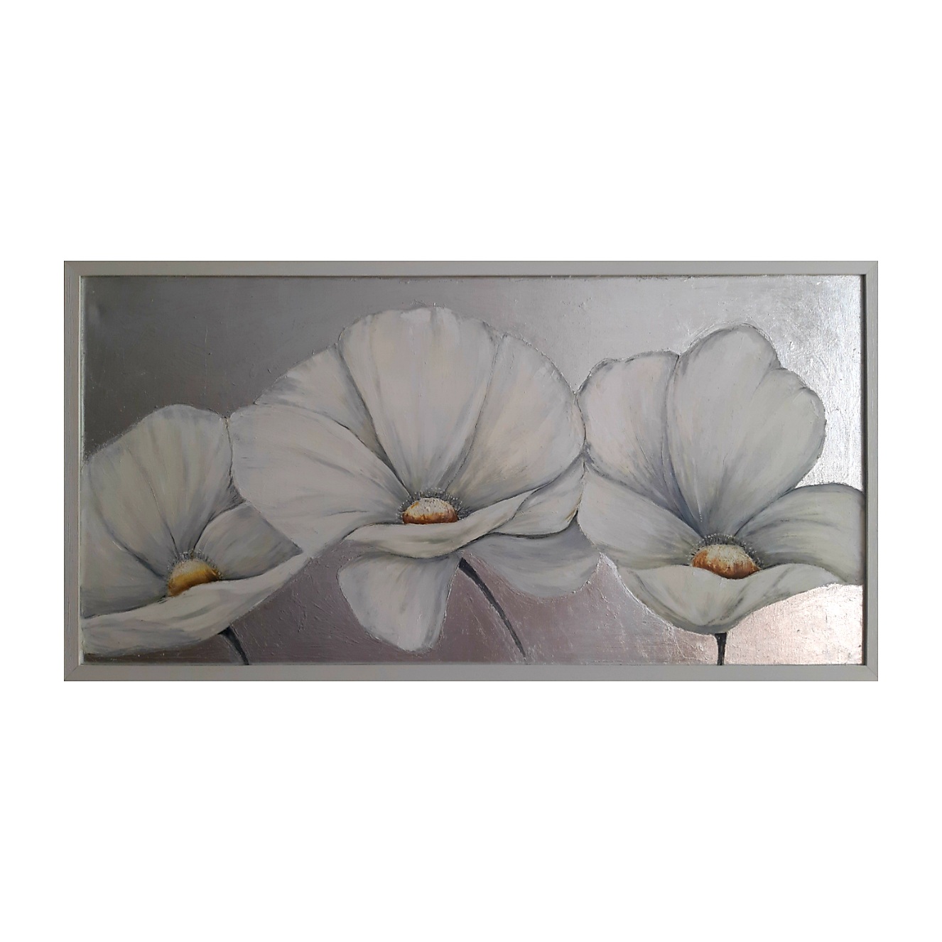 تابلو نقاشی رنگ روغن طرح گل