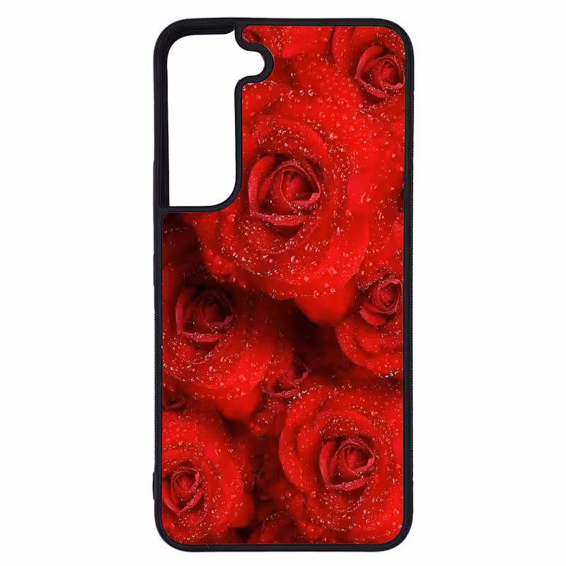 کاور طرح گل رز کد G-012 مناسب برای گوشی موبایل سامسونگ Galaxy S22 | دیجی قاب دونی