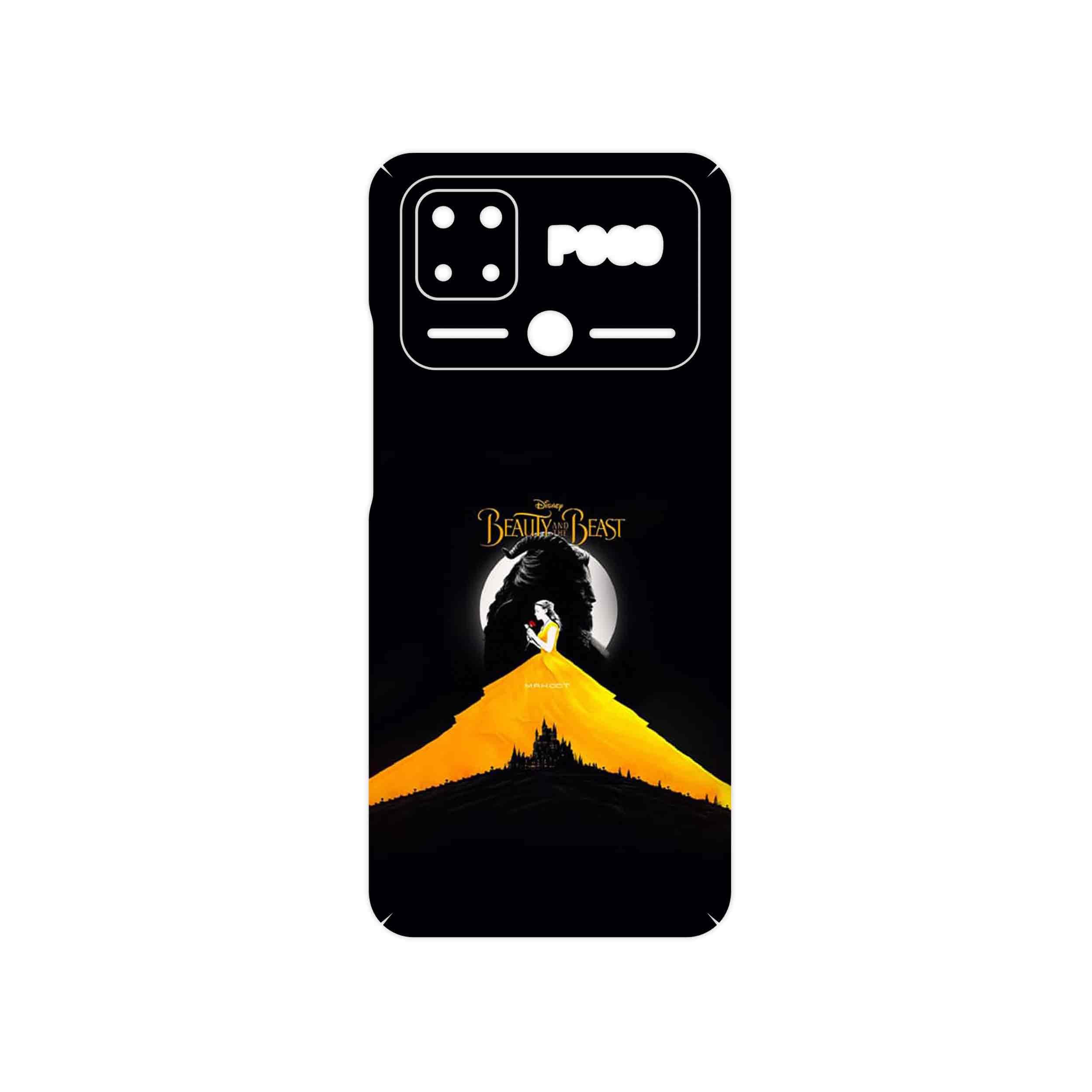 برچسب پوششی ماهوت مدل Beauty and the Beast مناسب برای گوشی موبایل شیائومی Poco C40