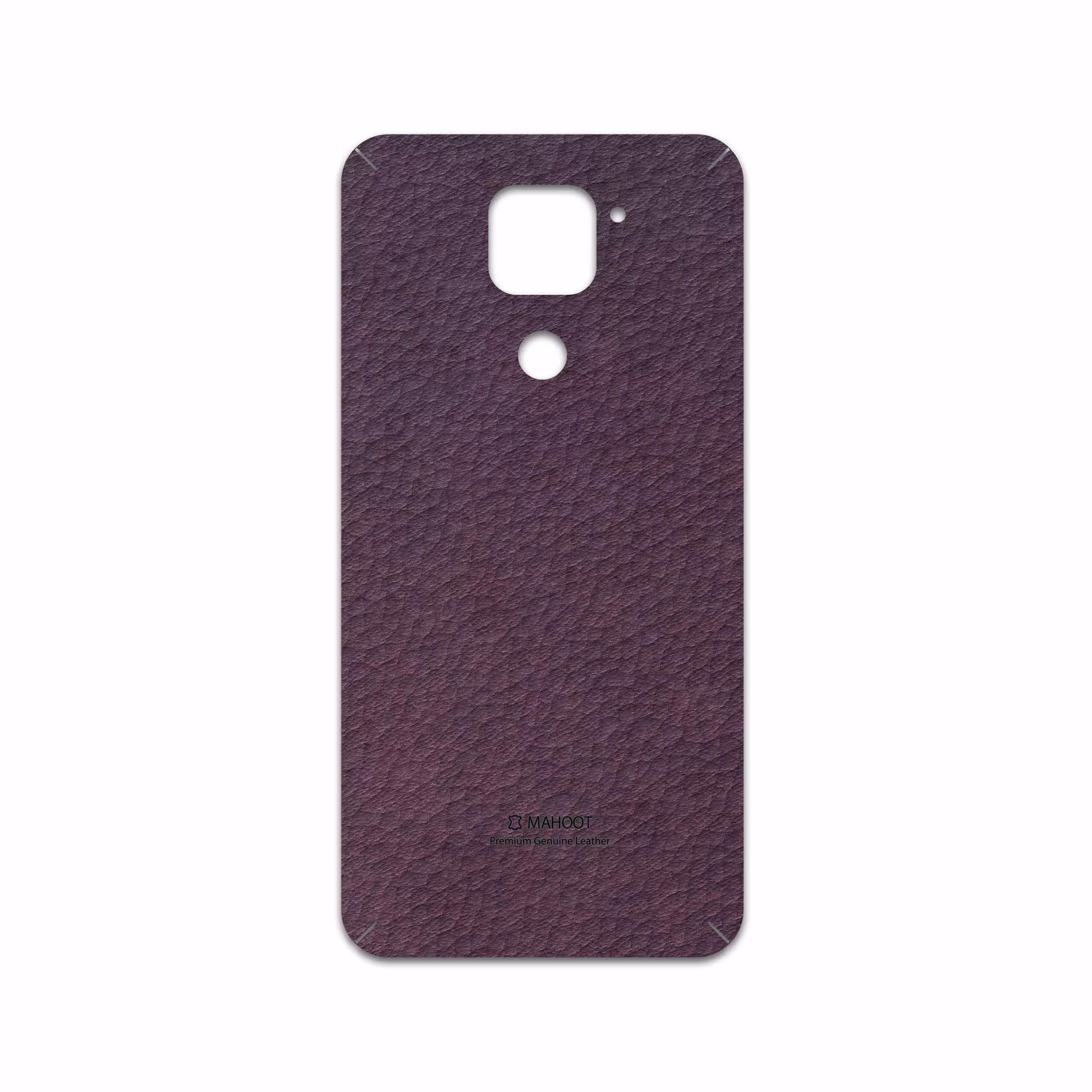 برچسب پوششی ماهوت مدل Purple-Leather مناسب برای گوشی موبایل شیائومی Redmi 10X